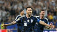 MESSI CETAK GOL KEMBALI DALAM LAGA ARGENTINA VS YORDANIA